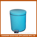 Dustbin Blue Oval Shape Stainless Steel Pedal Bin (GDB016)